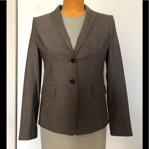 Ann Taylor Suit Blazer Size 10 Office 95%Virgin Wool workwear career classic
